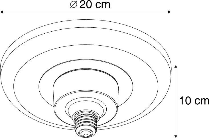 E27 LED декоративна крушка прозрачна 6.5W 430 lm 3000K