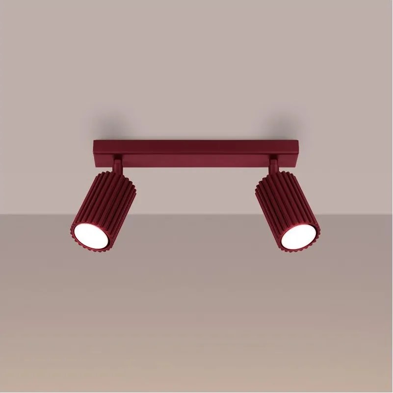 Brilagi - LED точково осветително тяло CRESTO 2xGU10/10W/230V бордо