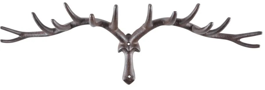 Кафява метална стенна закачалка – Esschert Design