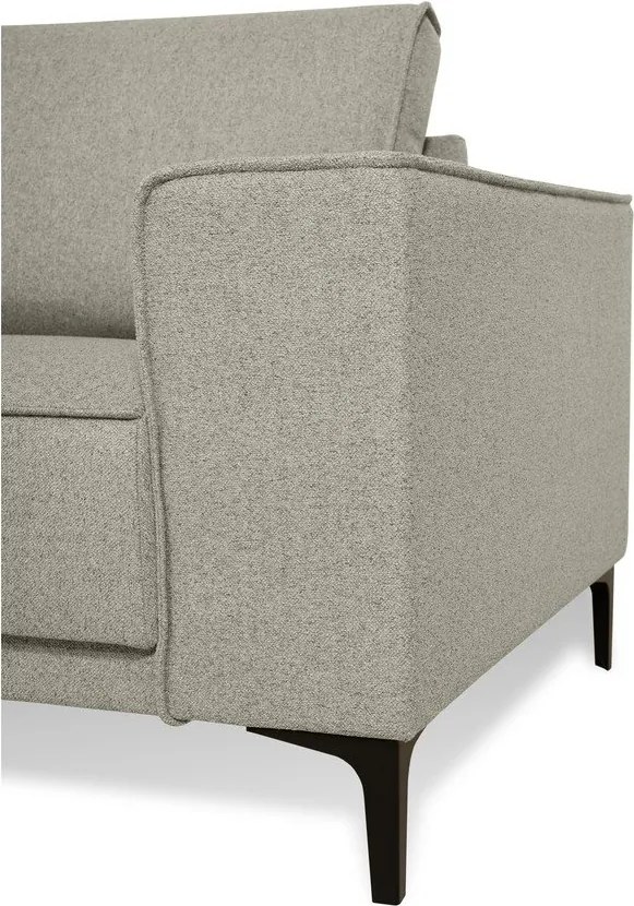 Светлосив ъглов диван (ляв ъгъл) Copenhagen – Scandic