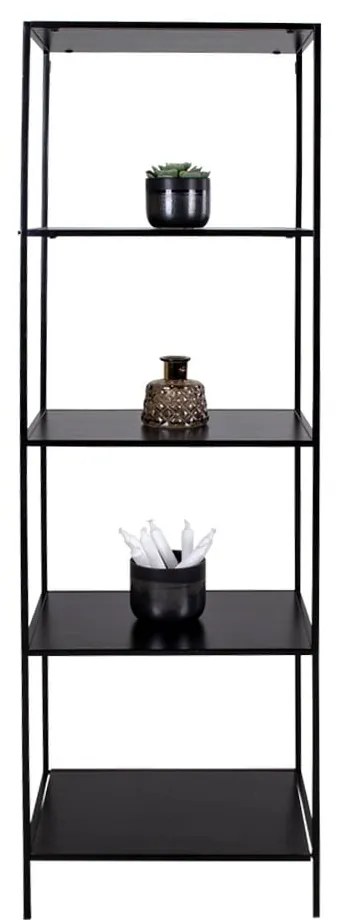 Черна етажерка в декор от ясен 51x170 cm Vita - House Nordic