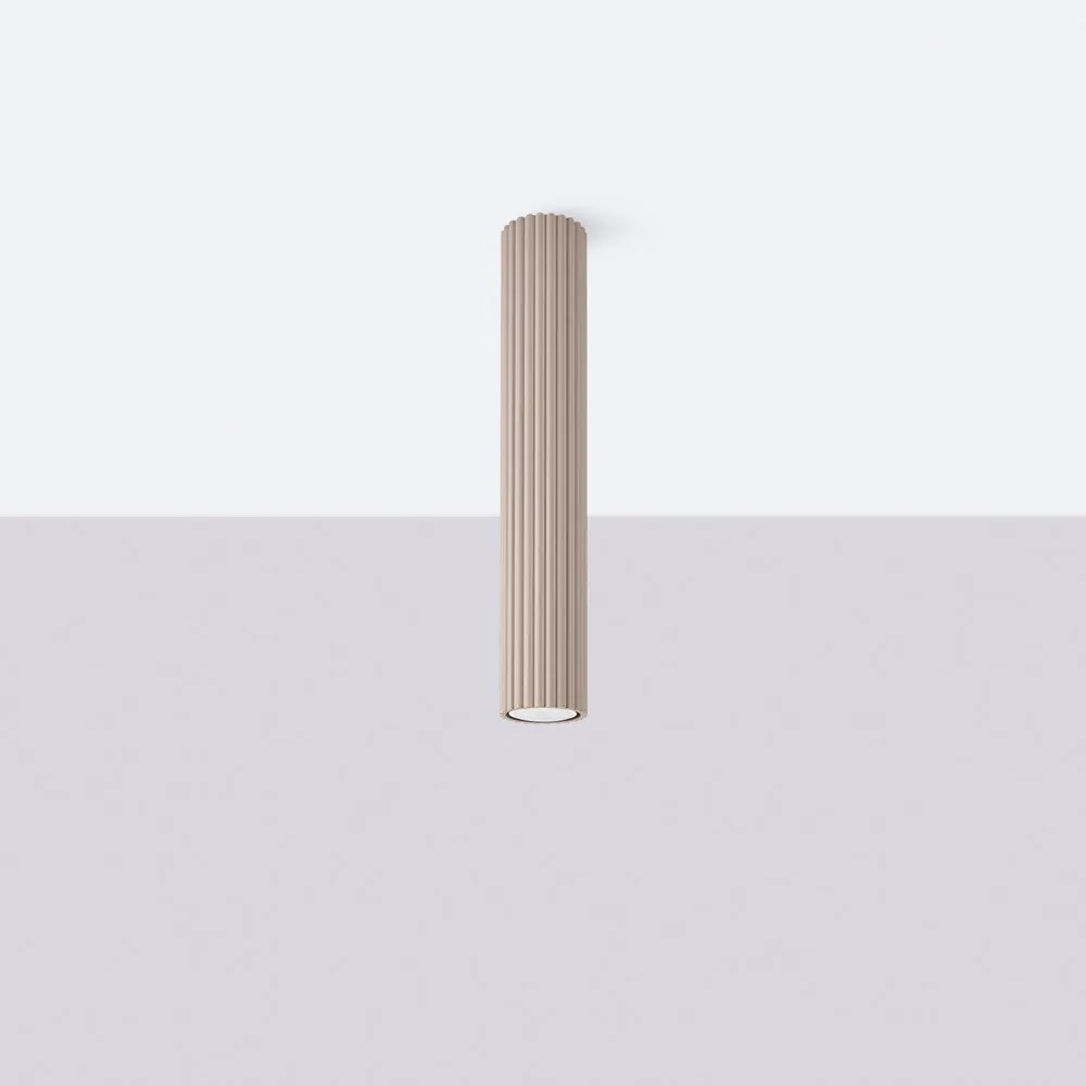 Кафяво-сив метален прожектор Gleam – Sollux