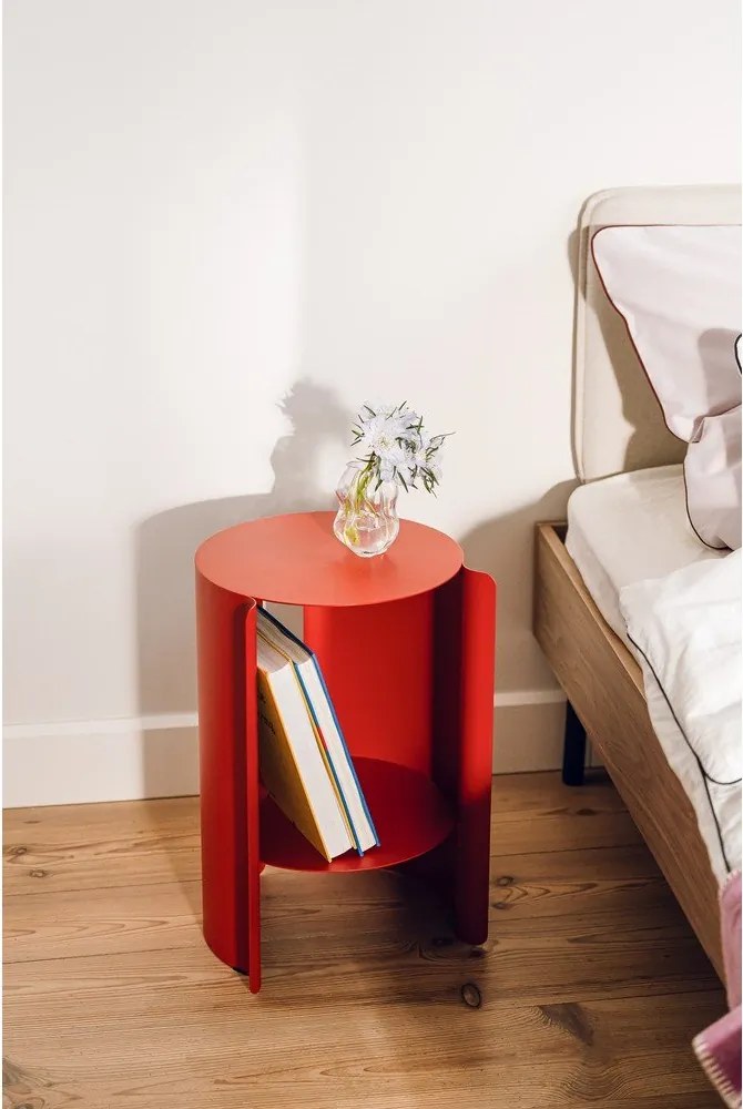 Стоманена кръгла странична масичка ø 32 cm Wa – noo.ma