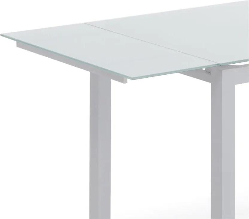 Сгъваема маса за хранене със стъклен плот 70x110 cm Fast - Tomasucci