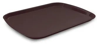 Horecano - Пластмасова табла за сервиране 52,5x37,2x2см. кафява (227)