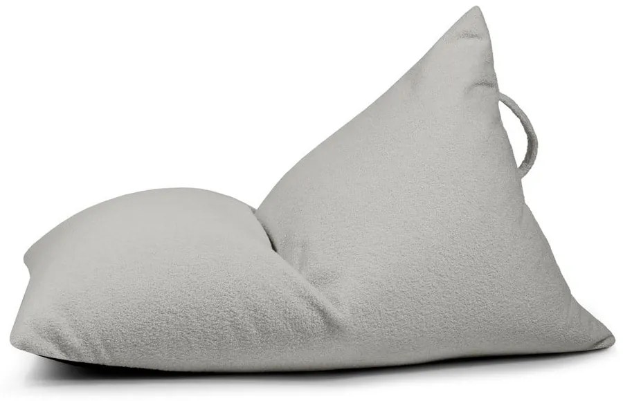 Светлосив детски пуф от букле Razzy – SLOWDOWN