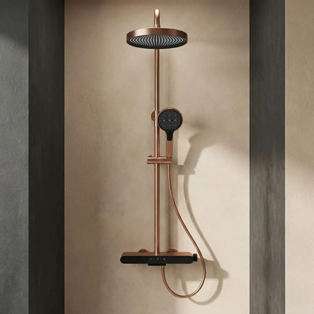 Комплект за душ REA Farel Brush Copper