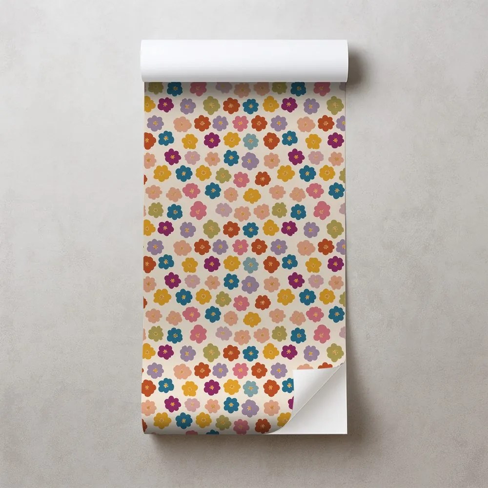 Самозалепващ фототапет – Цветно цветно поле