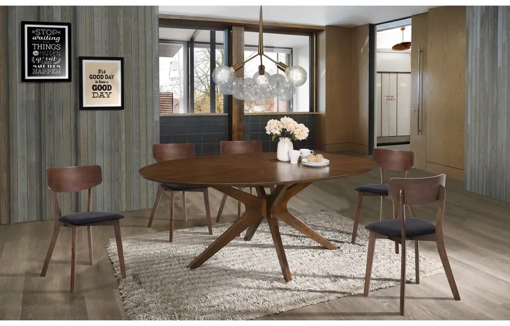 Трапезни столове от орехово дърво Varm - Tomasucci