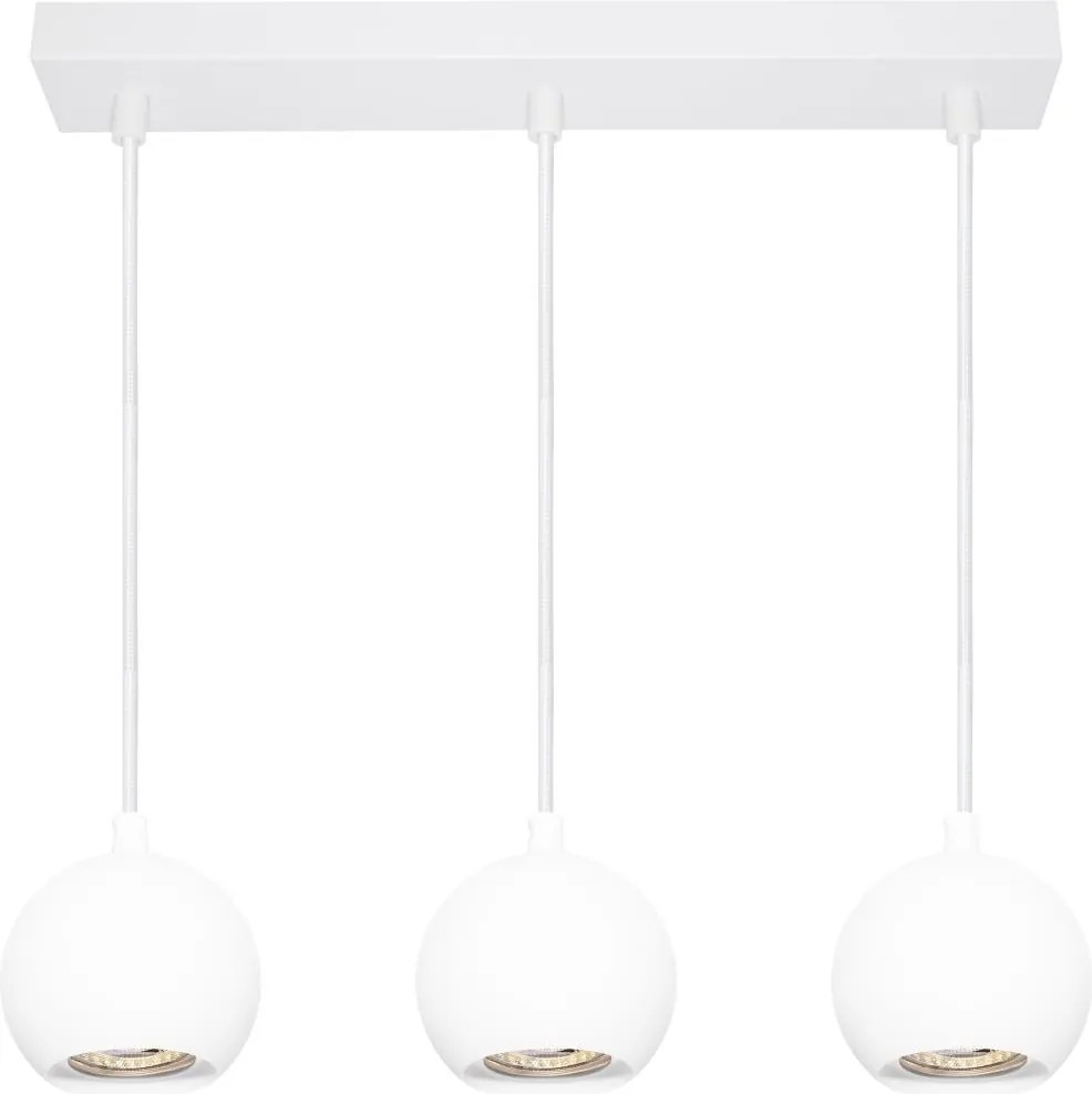 Osram - Полилей на кабел SPOT SPHERAL 3xGU10/6W/230V бял