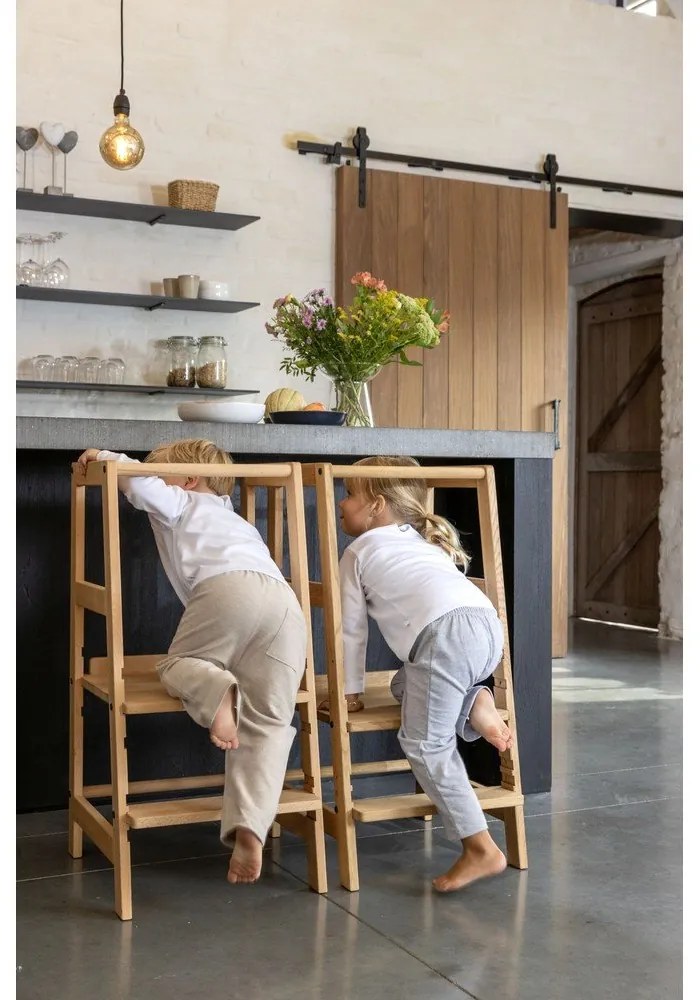 Учебна кула от масивен бук в естествен цвят Forrest – Vipack