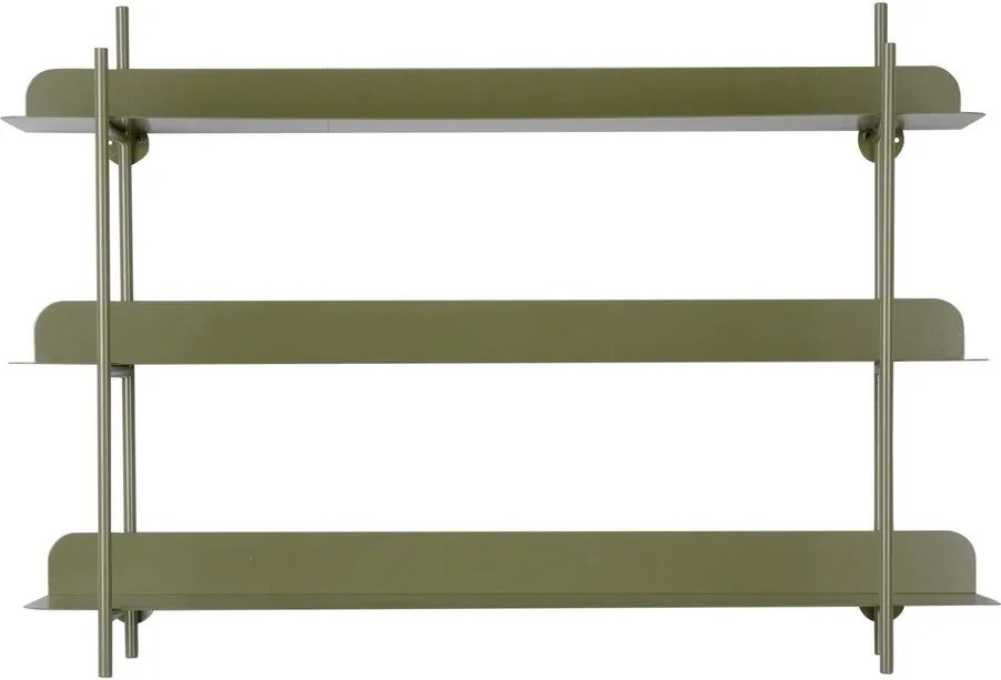 Зелен на няколко нива метален стенен рафт 60 cm Riqueza Tres – PT LIVING