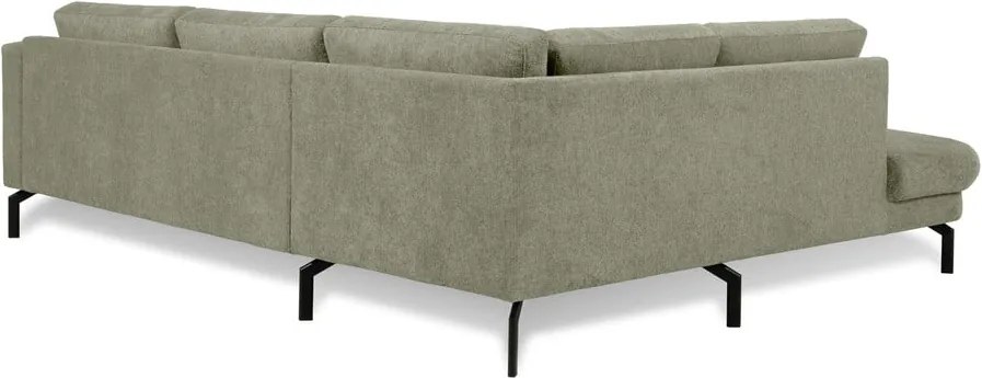 Светлозелен ъглов диван (ляв ъгъл) Gomero – Scandic