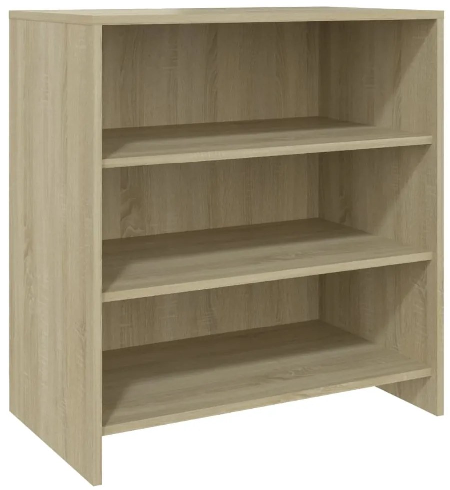 809758 vidaXL Сайдборд, дъб сонома, 70x40,5x75 см, инженерно дърво
