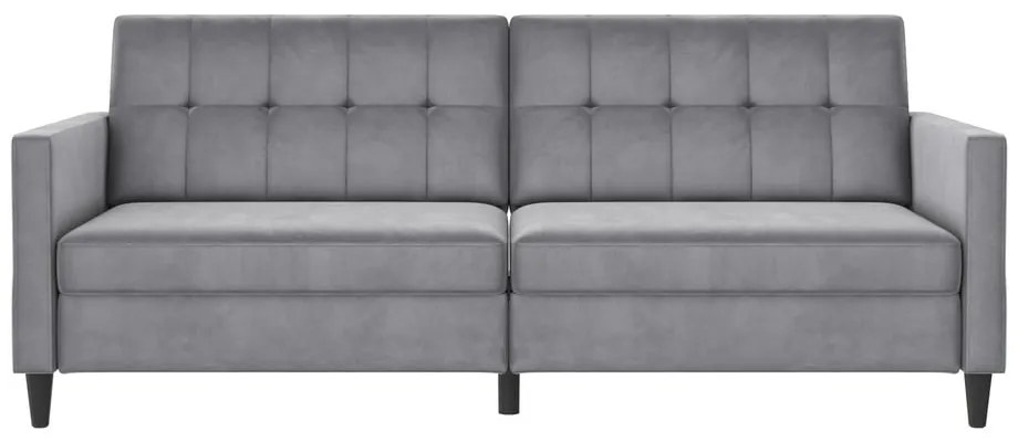 Светлосив кадифен диван 203 cm Hartford – Støraa