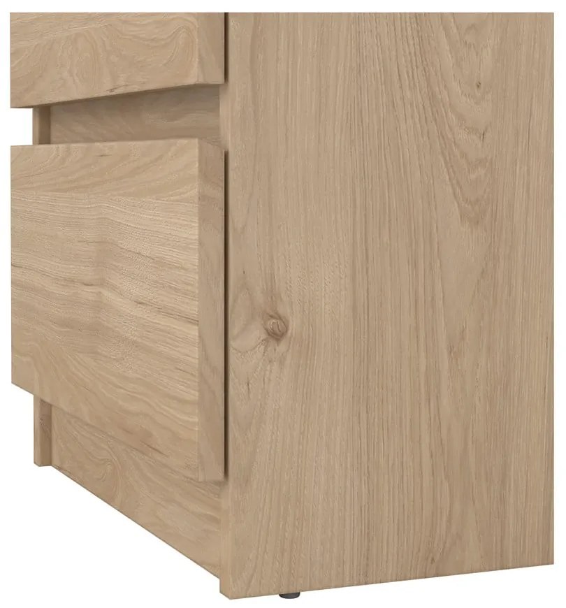 Скрин от дъбов декор в естествен цвят 40x70x50 cm Naia – Tvilum