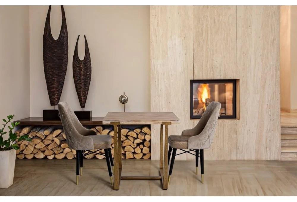 Трапезна маса в естествен цвят 80x80 cm Ankara – Mauro Ferretti