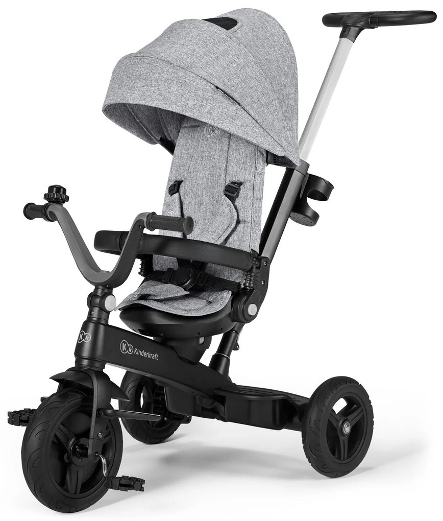 KinderKraft  -  Триколка KinderKraft TWIPPER, Сива