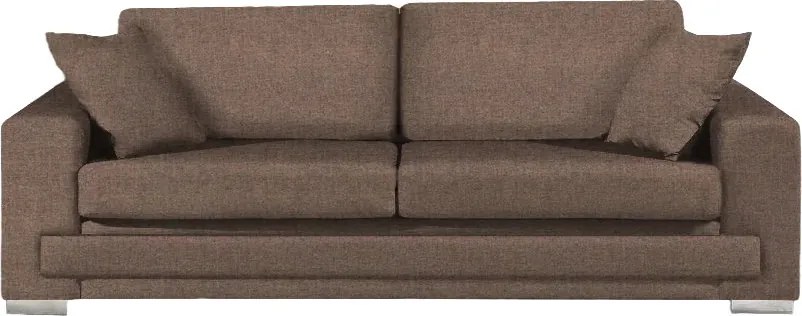 Диван Matrix двуместен-145φ 90β εκ.-Σοκολατί