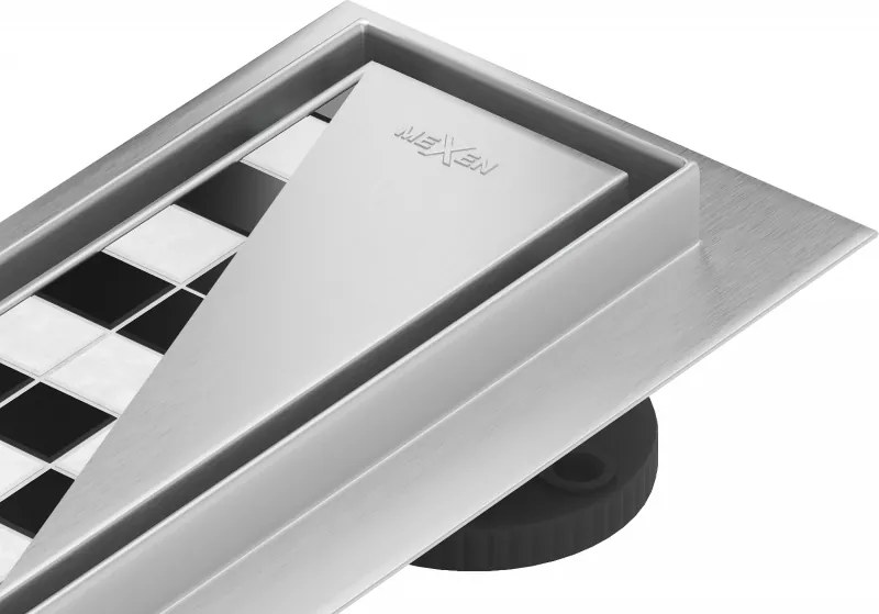 Mexen Flat M13 линеен сифон 2в1 160 см, инокс - 1010160