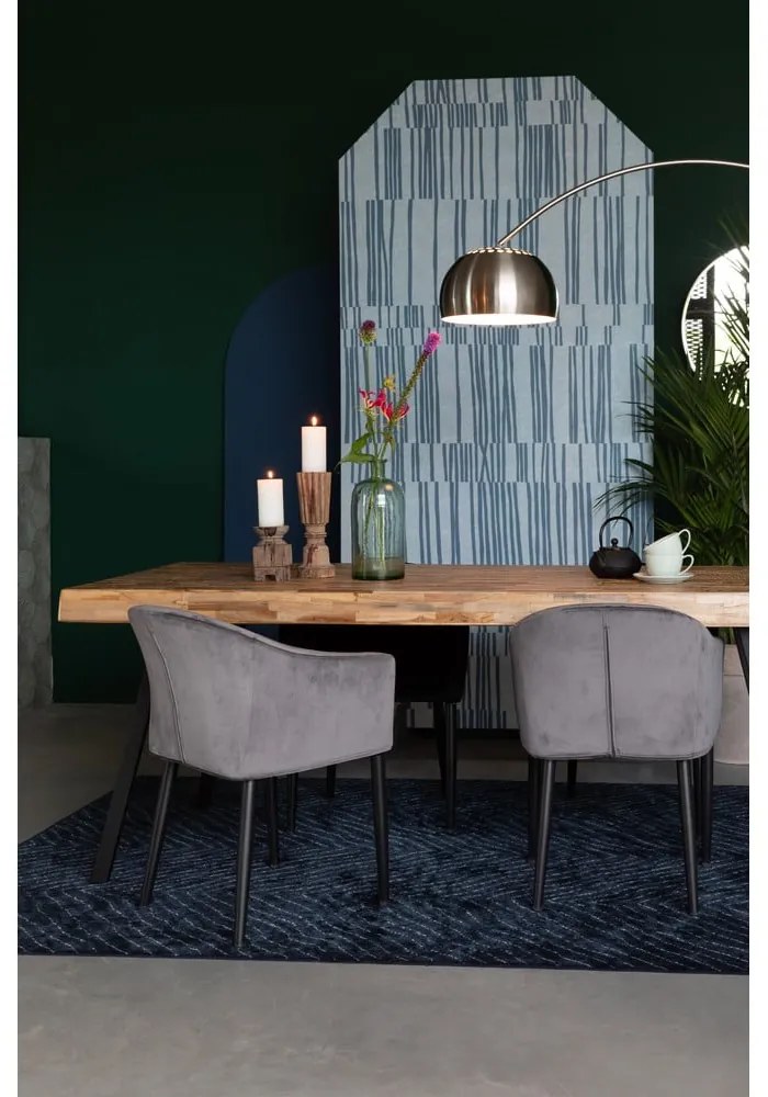 Трапезна маса от тиково дърво 100x220 cm Suri - White Label