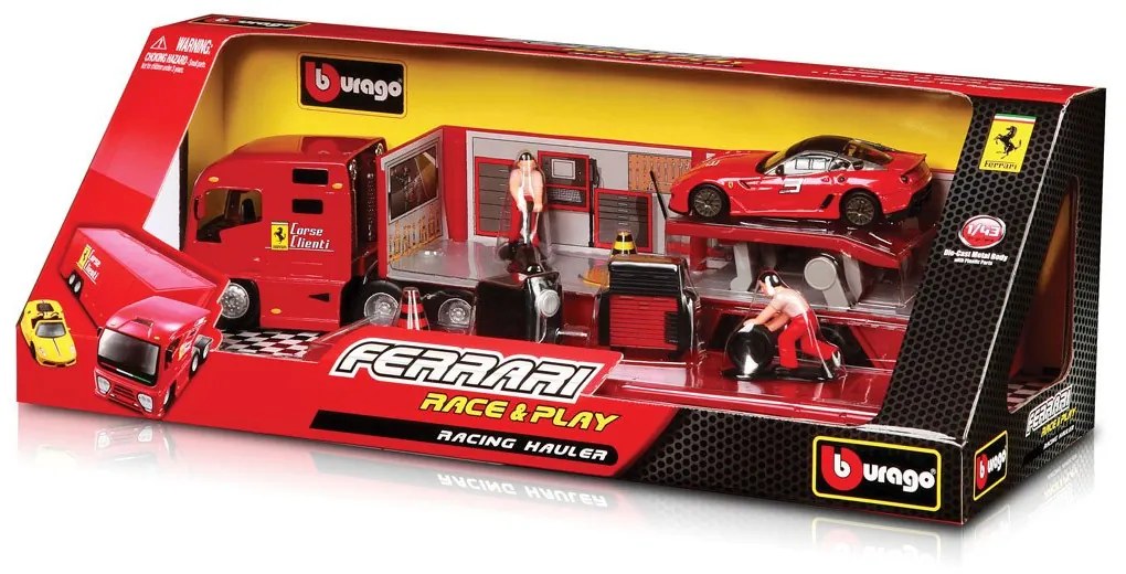 Bburago Ferrari - Камион с 1 брой кола