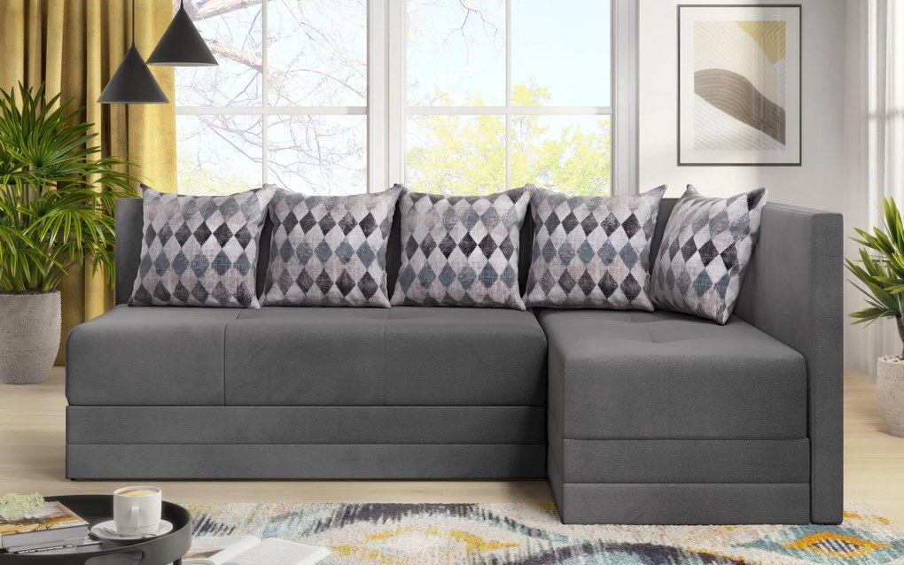 Разтегателен ъглов диван Алора