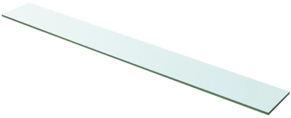3051582 vidaXL Рафтове, 2 бр, панели прозрачно стъкло, 100x12 см