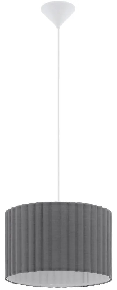 Eglo 55702 - Полилей на кабел 1xE27/40W/230V сив