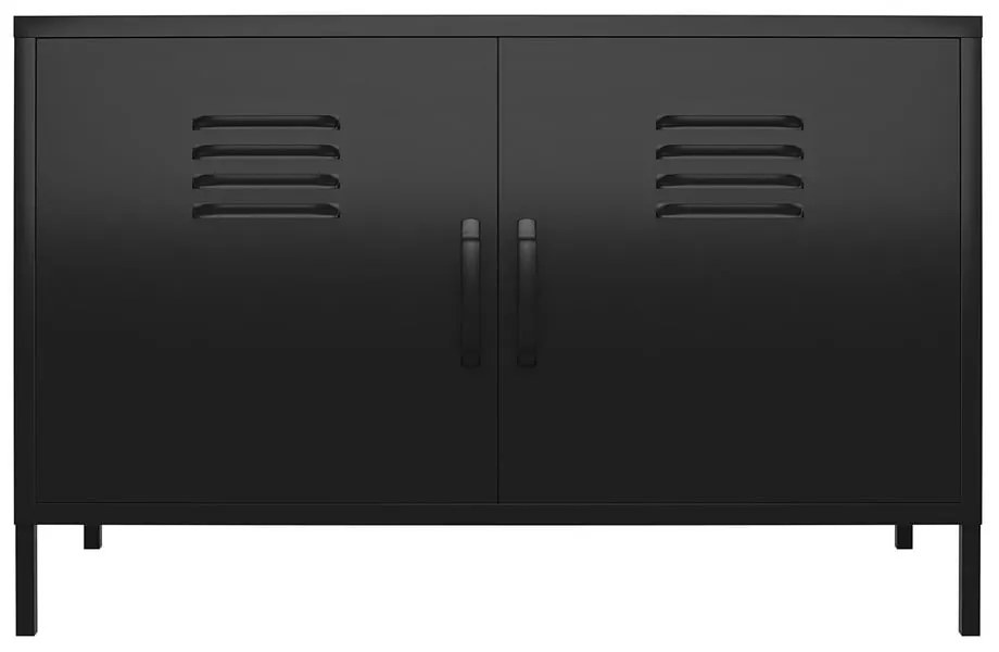 Черно метално шкафче 100x64x40 cm Mission District – Støraa