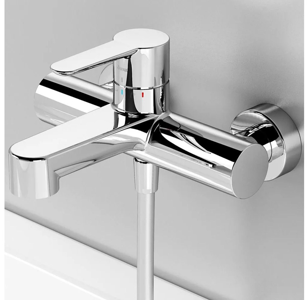 Ravak X070115 - Смесител за вана PURI, блестящ хром