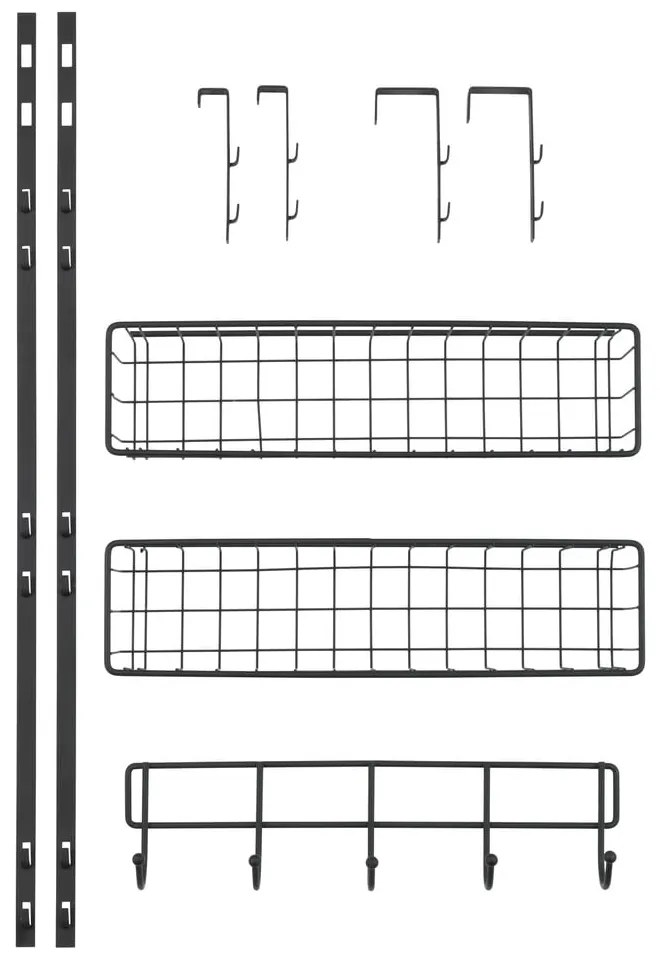 Висящ рафт за врата Rack Black - Wenko