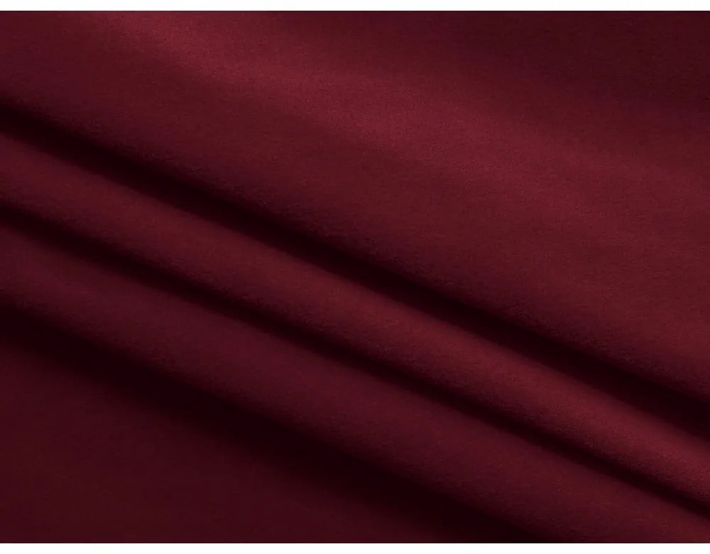 Кадифен разтегателен диван с място за съхранение в цвят бордо 238 cm Kapua – Makamii