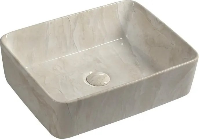 Бежова керамична мивка 47,5x37,5 cm Dalma – Sapho