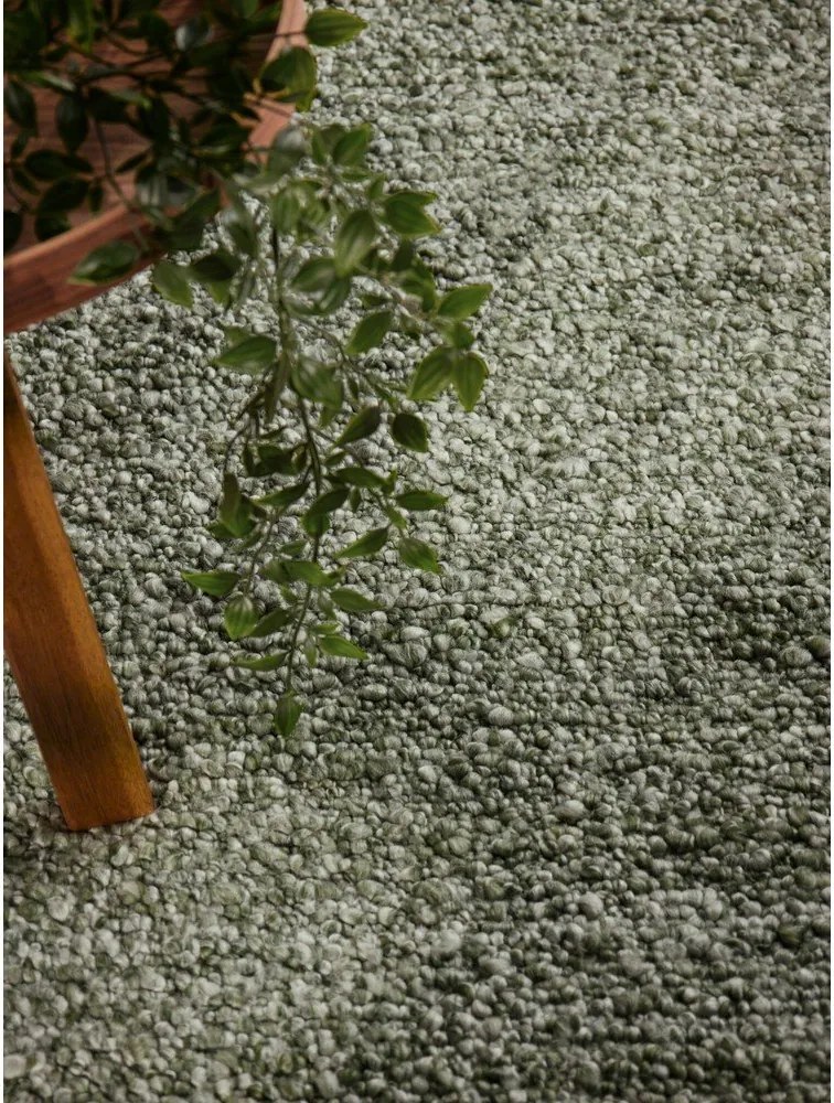 Зелен ръчно изработен килим от букле 120x170 cm Notting Hill Portobello – Ted Baker