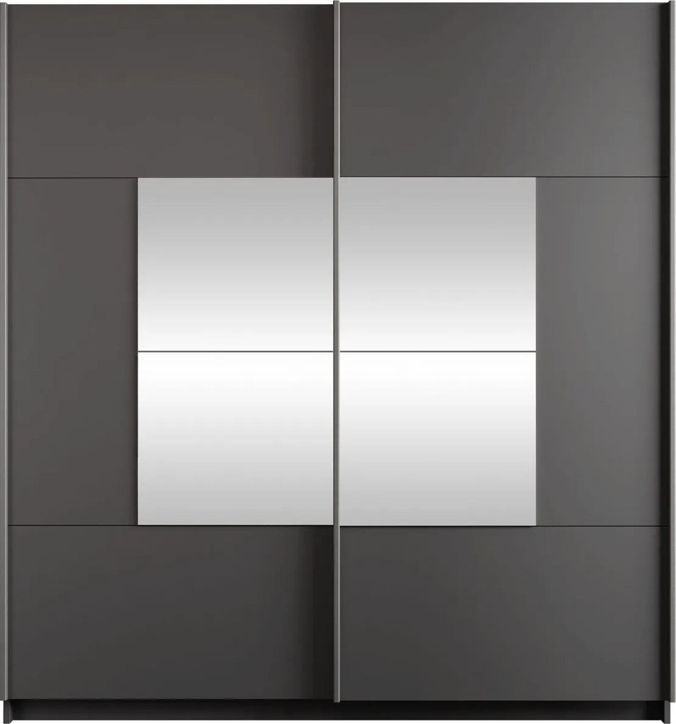 Гардероб Boston 203 плъзгащ-Графит