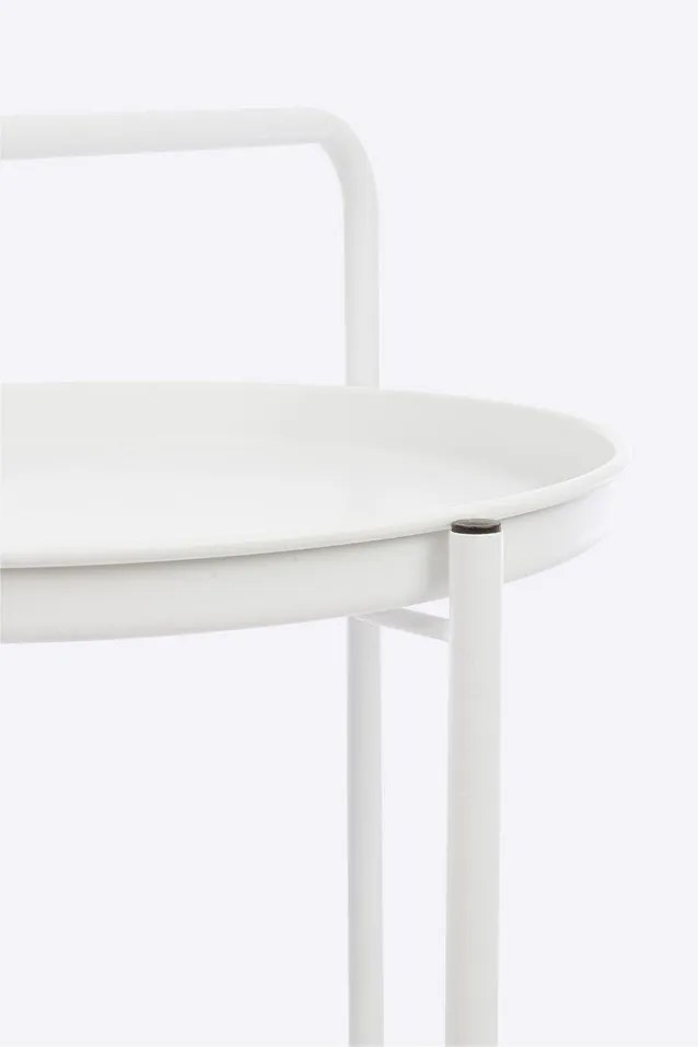 Стоманена маса за сервиране на колелца ø 44,5 cm Austin – Yes Everyday