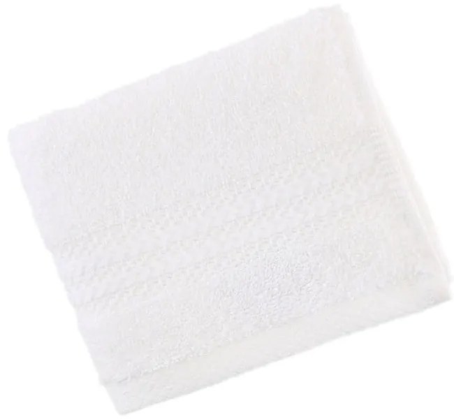 Бяла кърпа от чист памук , 30 x 50 cm - Foutastic