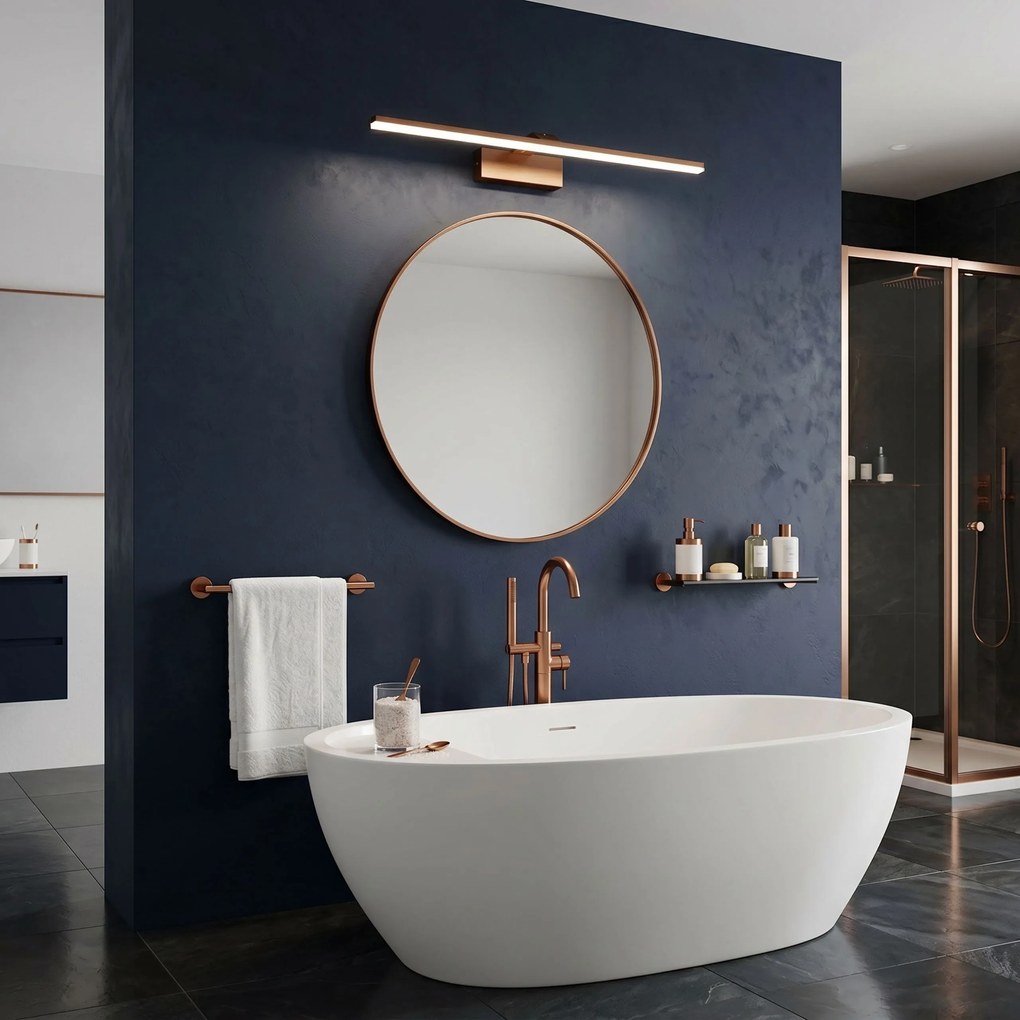 LED аплик за баня SWE014-1W 58cm BRUSH COPPER
