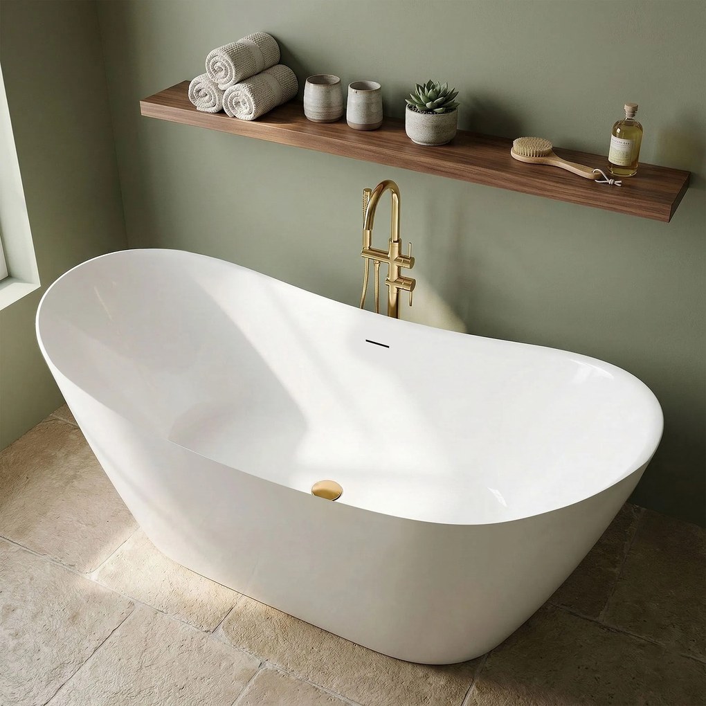 Свободностояща акрилна Вана Rea Ferrano Slim 150