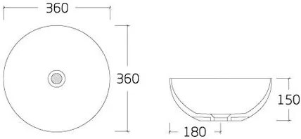 Washbasin Drop  Luxus Маса setting