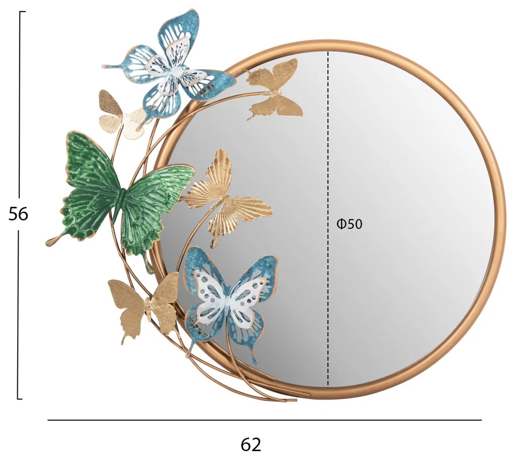 Огледало HM4213 пеперуди