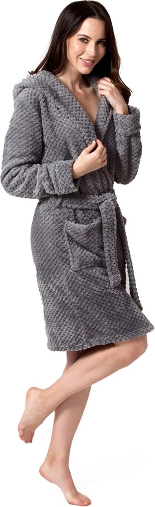 Дамски халат DIAMOND Grey S/M