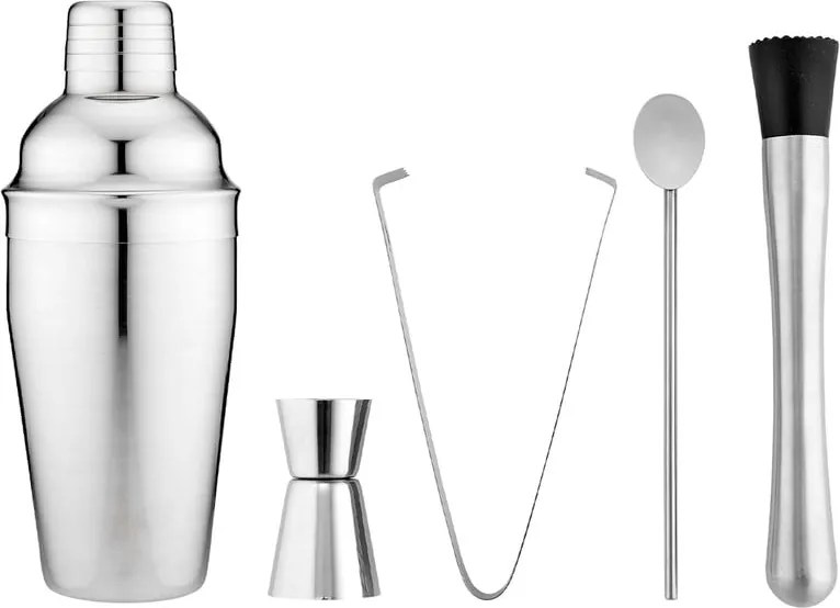 Шейкър от неръждаема стомана с аксесоари Aurora - Ladelle