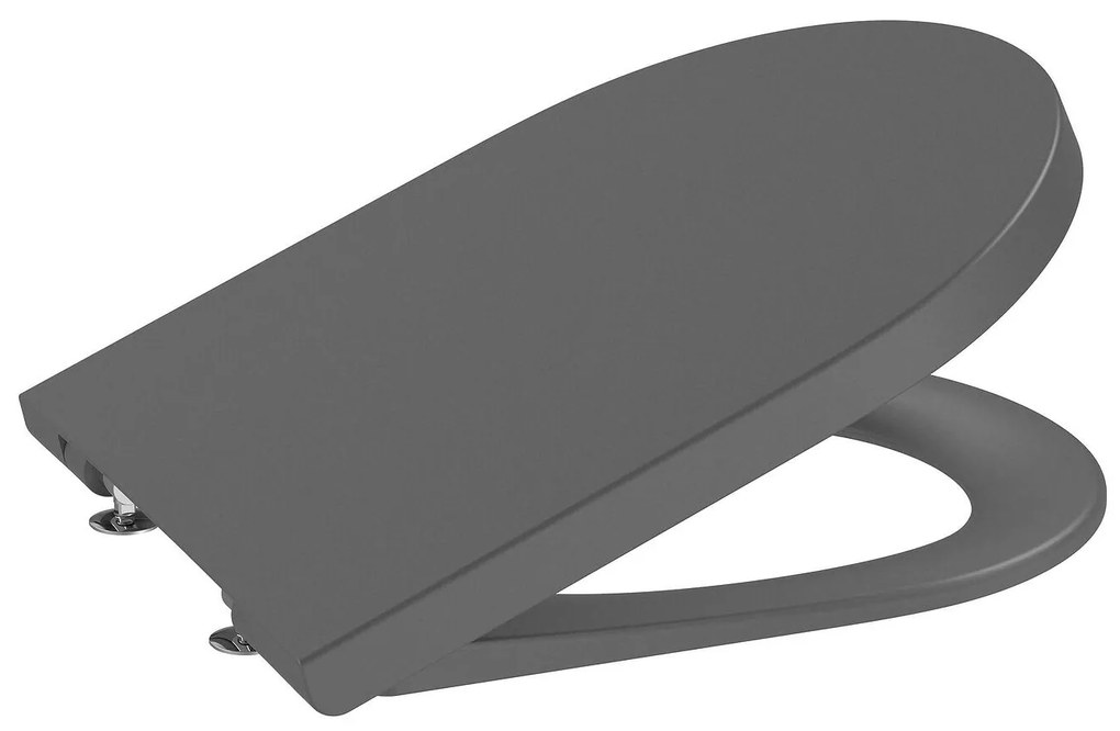 ROUND - Седалка и капак, Roca, A80152264B, за тоалетна чиния, със забавено падане