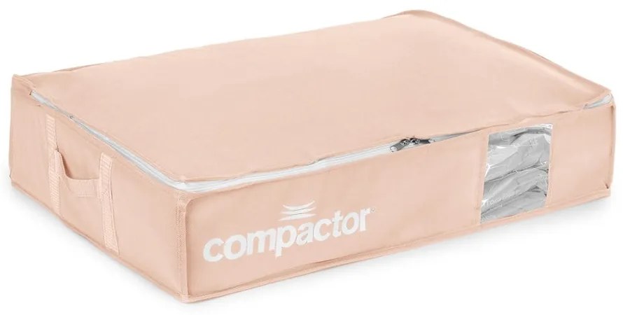 Вакуумна пластмасова кутия за съхранение под леглото 65x45x15,5 cm Pink Edition – Compactor