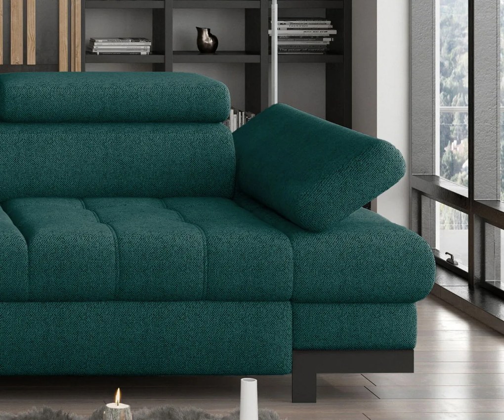 Ъглов диван Sapphire-Prasino-Left