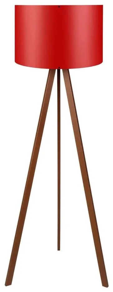 Подова лампа AYD 1xE27/40W/230V, червена/кафява