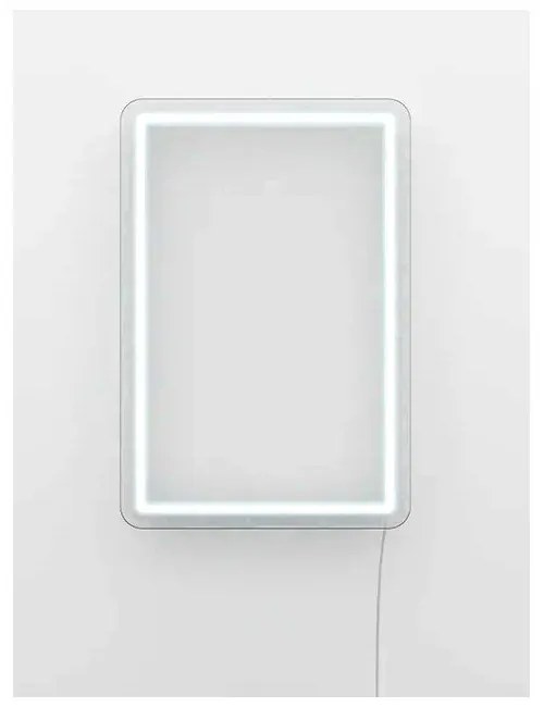 Бяла стенна лампа , 30 x 40 cm Rectangle - Candy Shock