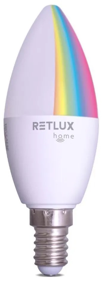 Retlux - LED RGBW Димируема крушка C37 E14/4,5W/230V 2700-6500K Wi-Fi Tuya